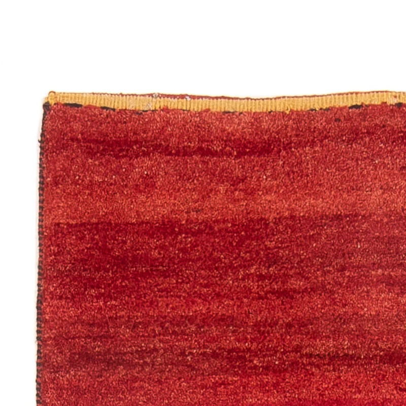 Gabbeh Persisch Teppich 85x227cm - Perserteppich Wollteppich - rot