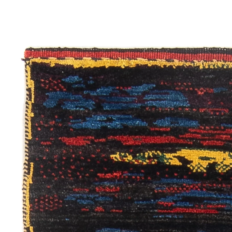 Gabbeh Persisch Teppich 68x185cm - Perserteppich Wollteppich - mehrfarbig