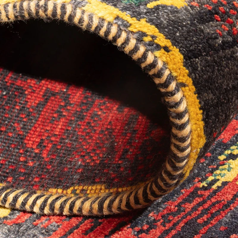 Gabbeh Persisch Teppich 68x185cm - Perserteppich Wollteppich - mehrfarbig