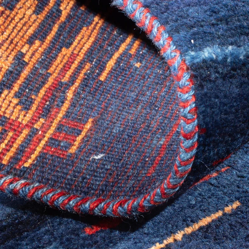 Gabbeh Persisch Teppich 80x279cm - Perserteppich Wollteppich - mehrfarbig