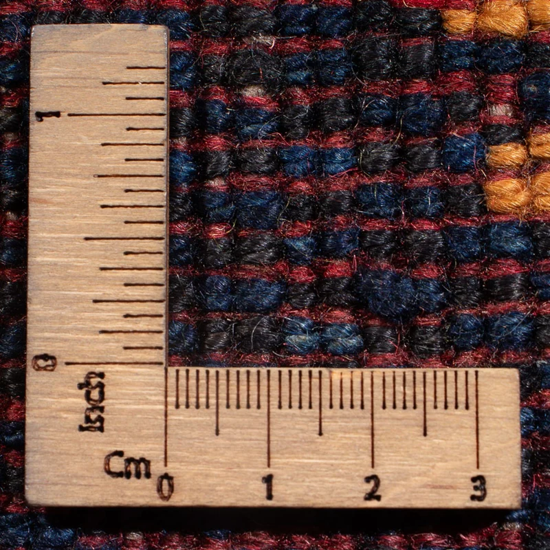 Gabbeh Persisch Teppich 79x217cm - Perserteppich Wollteppich - mehrfarbig
