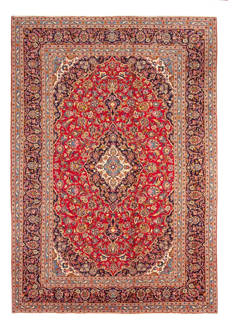 Keshan Teppich 250x362cm - Perserteppich - rost
