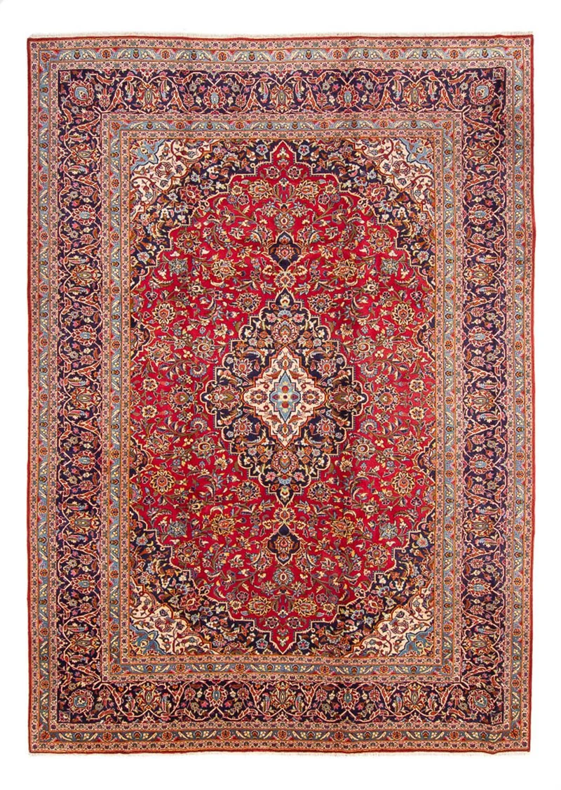 Keshan Teppich 255x355cm - Perserteppich - rost