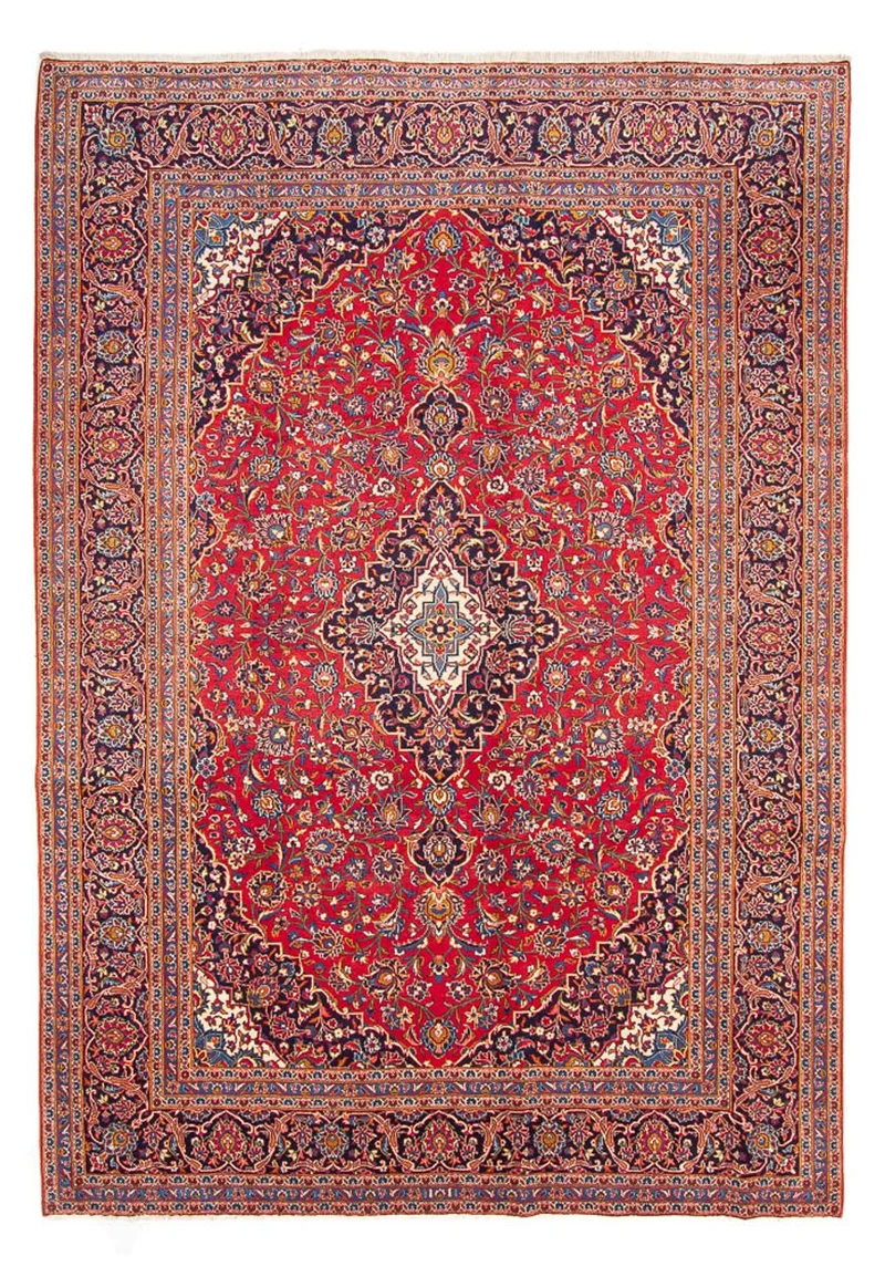 Keshan Teppich 256x356cm - Perserteppich - rot