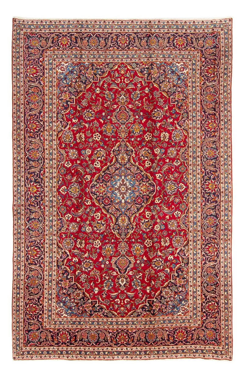 Keshan Teppich 244x374cm - Perserteppich - rot