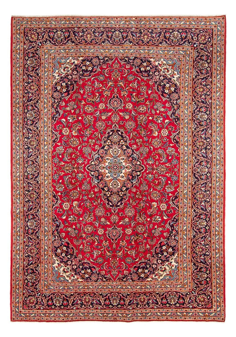 Keshan Teppich 258x355cm - Perserteppich - rot
