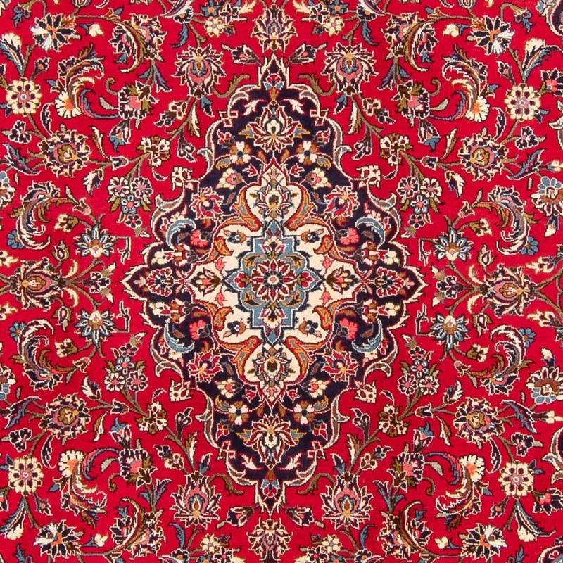Keshan Teppich 258x355cm - Perserteppich - rot
