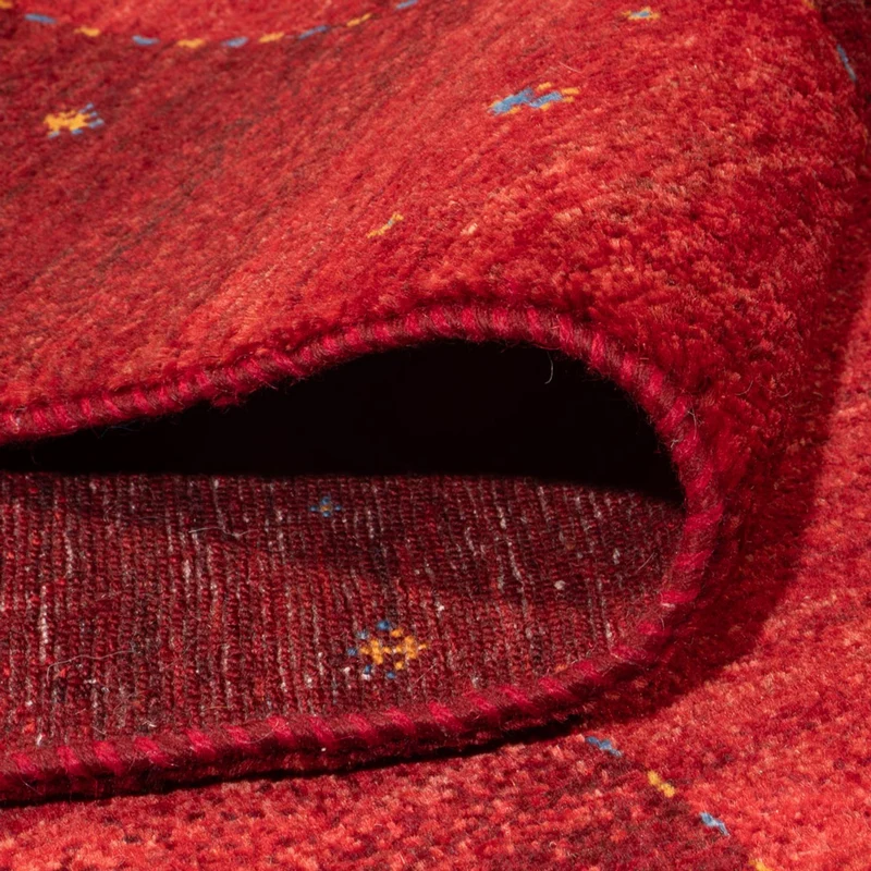 Gabbeh Teppich - Loribaft Perser - 215 x 304 cm - rot