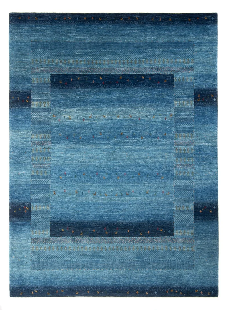 Loribaft Teppich Perser 214x300cm - Orientteppich - seeblau
