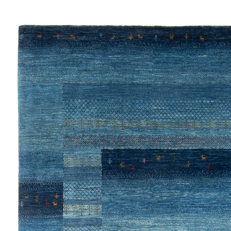 Loribaft Teppich Perser 214x300cm - Orientteppich - seeblau
