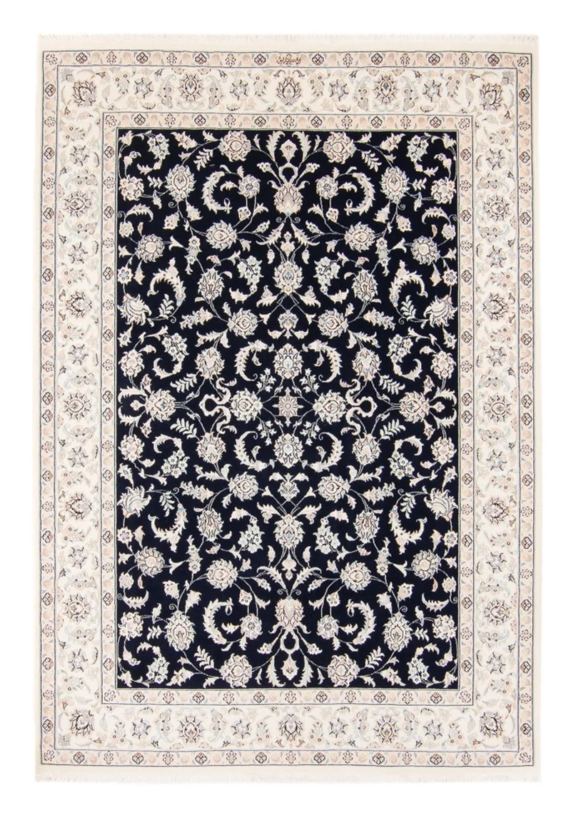 Nain Teppich 170x236cm - Perserteppich - dunkelblau