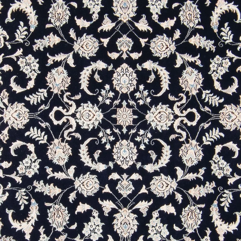Nain Teppich 170x236cm - Perserteppich - dunkelblau