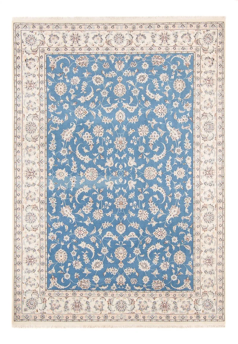Nain Teppich 170x240cm - Perserteppich - blau