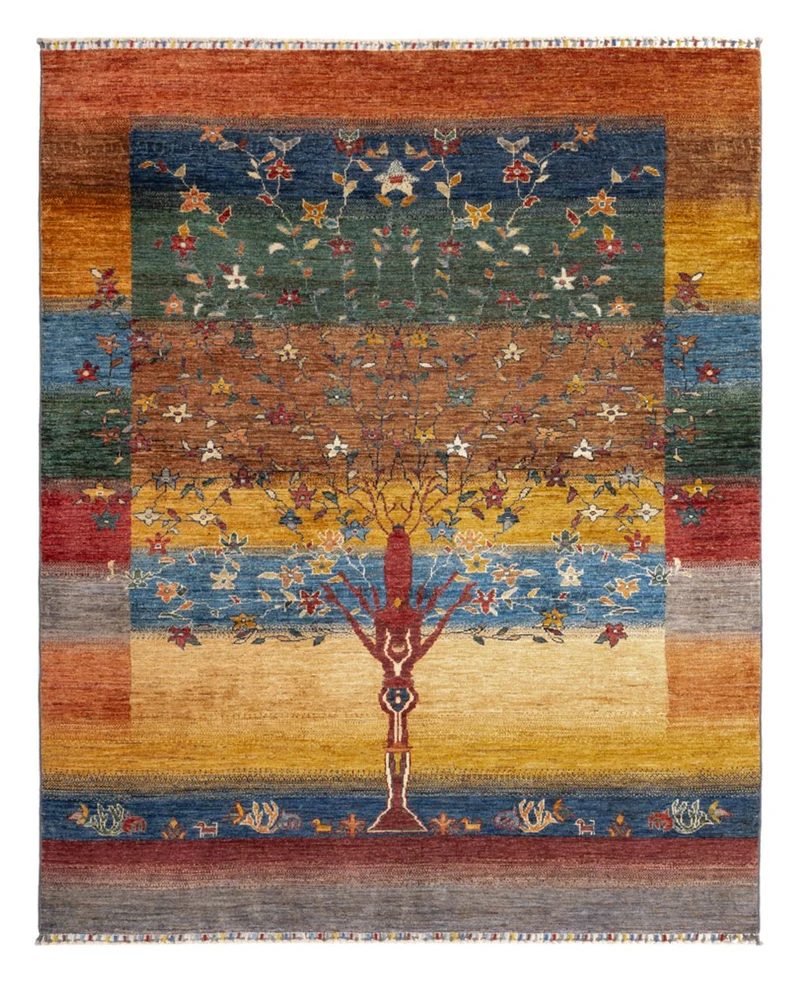 Loribaft Teppich Perser 158x193cm - Orientteppich - mehrfarbig