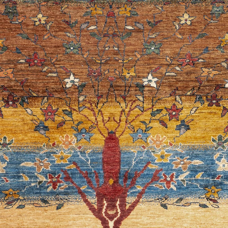Loribaft Teppich Perser 158x193cm - Orientteppich - mehrfarbig