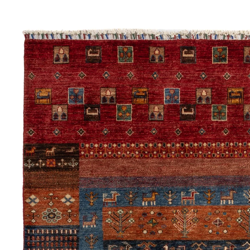 Loribaft Teppich Perser 176x244cm - Orientteppich - mehrfarbig