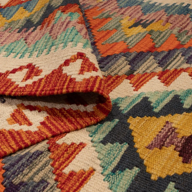 Kelim Maimene Teppich 87x233cm