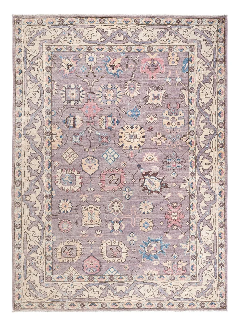 Usak Teppich 172x241cm - Orientteppich - flieder