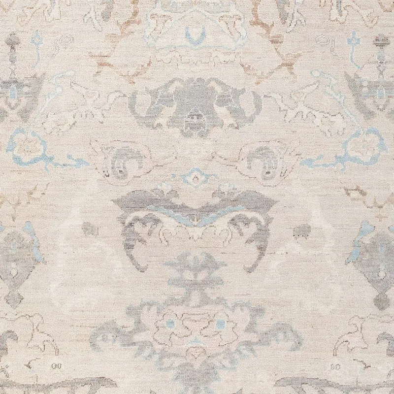Usak Teppich 176x236cm - Orientteppich - hellgrau