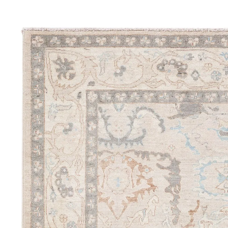 Usak Teppich 176x236cm - Orientteppich - hellgrau
