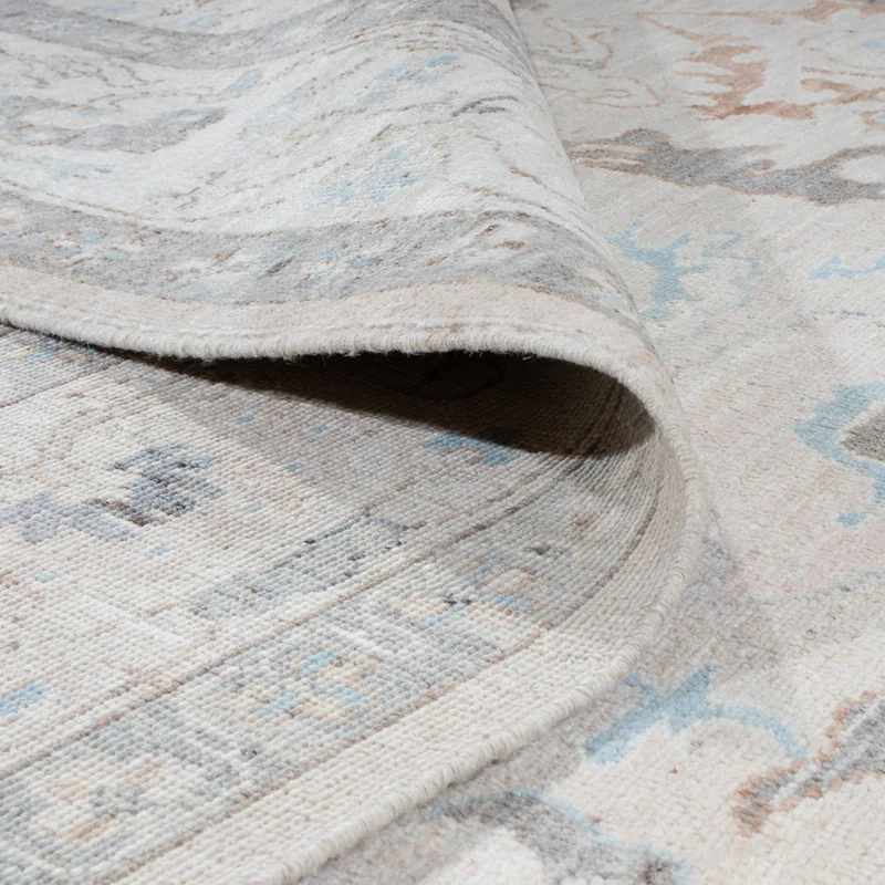 Usak Teppich 176x236cm - Orientteppich - hellgrau