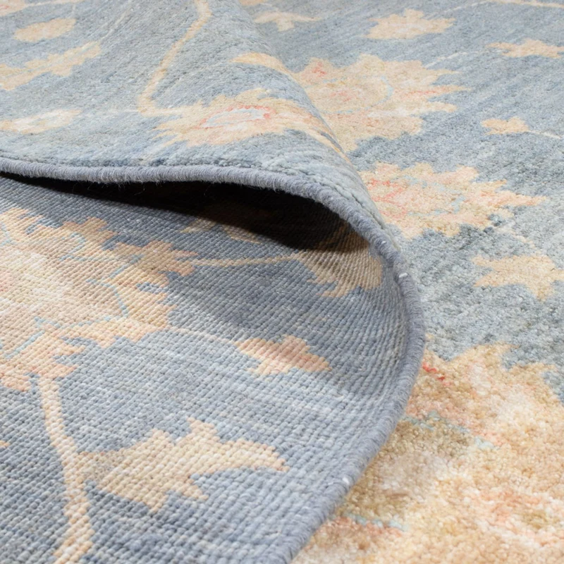 Ziegler Teppich - Ariana - 174 x 239 cm - seeblau