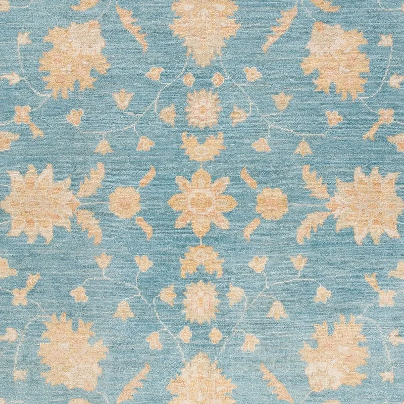 Ziegler Teppich - 173 x 243 cm - blau