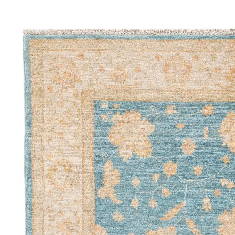 Ziegler Teppich - 173 x 243 cm - blau