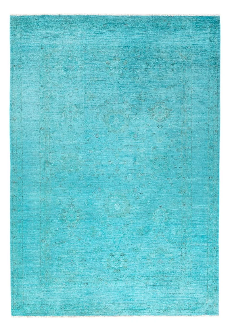 Ziegler Modern Teppich 171x249cm - Orientteppich - türkis