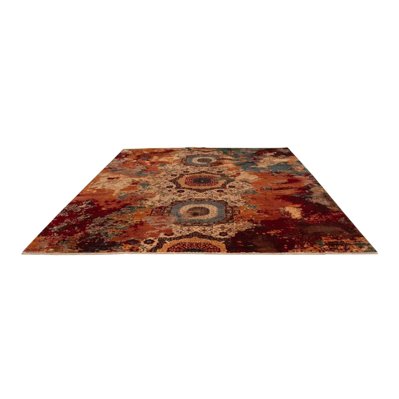 Designer Teppich 239x302cm - mehrfarbig
