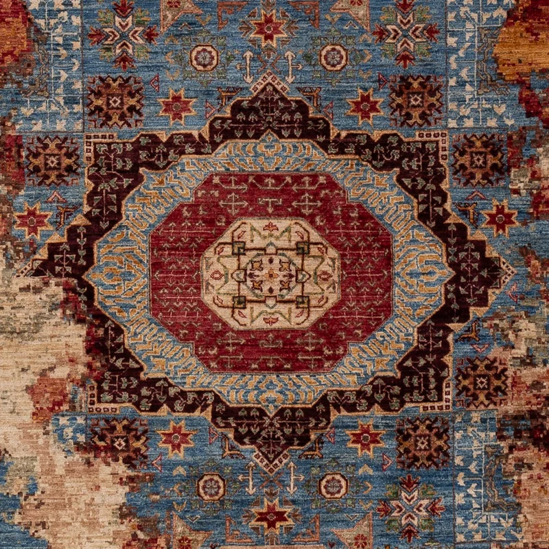 Designer Teppich 205x292cm - mehrfarbig