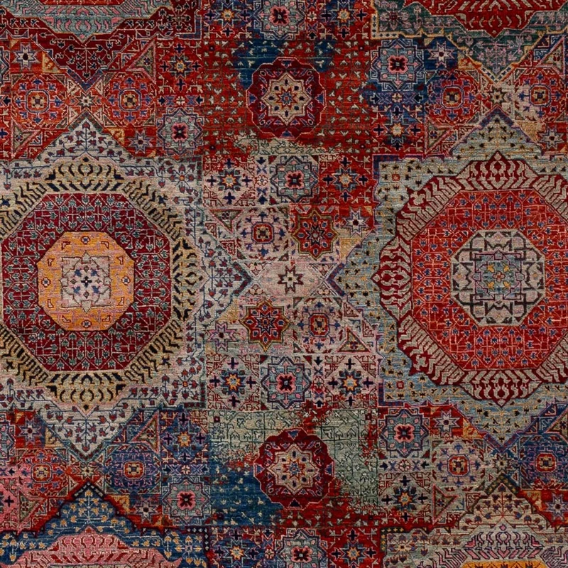 Designer Teppich - 249 x 292 cm - mehrfarbig