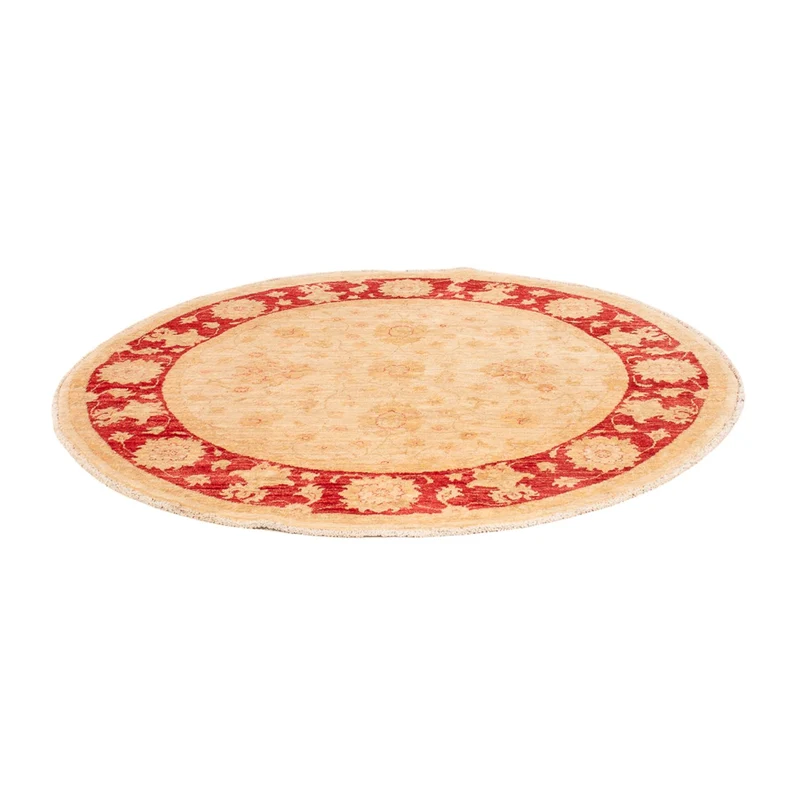 Ziegler Teppich rund - 146 x 150 cm - beige