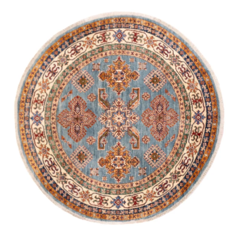 Kazak Teppich 147x148cm - Orientteppich - blau