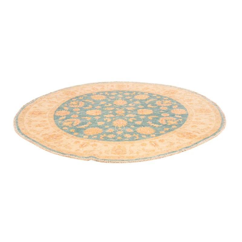 Ziegler Teppich 147x148cm - Orientteppich - blau