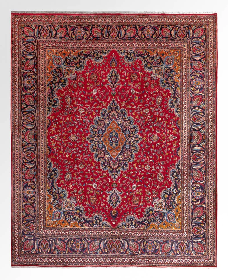 Maschad Teppich 303x346cm - Perserteppich - rot