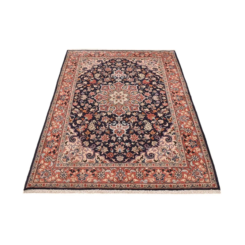Maschad Teppich 167x234cm - Perserteppich - dunkelblau
