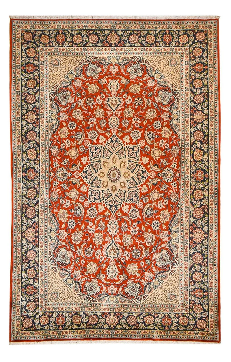 Sarough Teppich 206x314cm - Perserteppich - rot