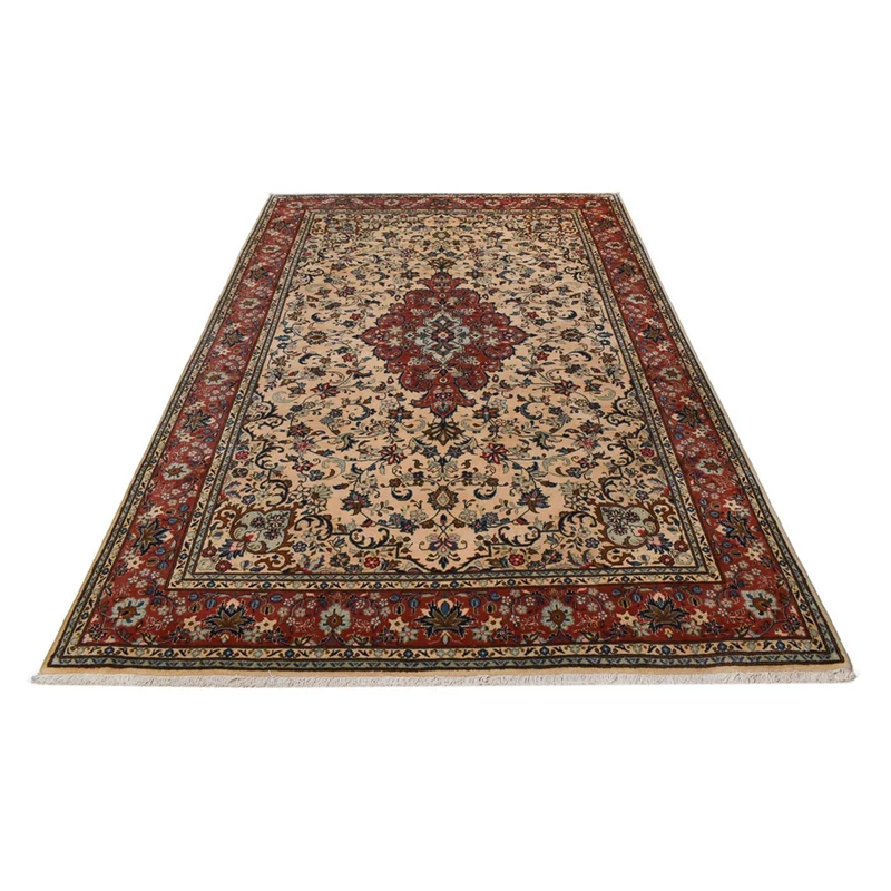 Keshan Teppich 201x296cm - Perserteppich - beige