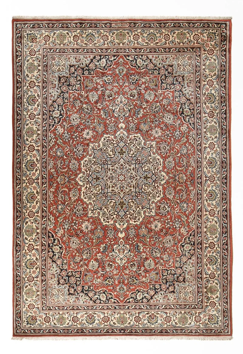 Maschad Teppich 243x367cm - Perserteppich - rost