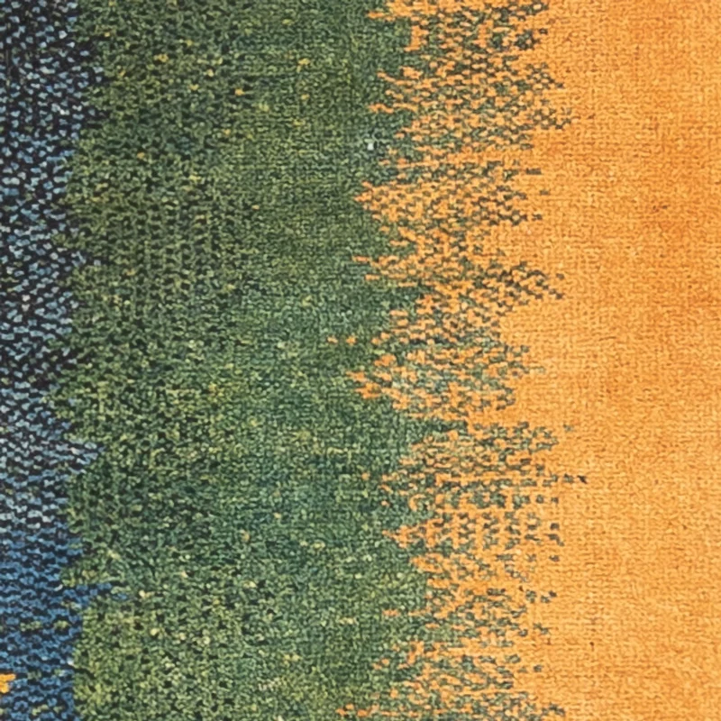Gabbeh Persisch Teppich 68x202cm - Perserteppich Wollteppich - mehrfarbig