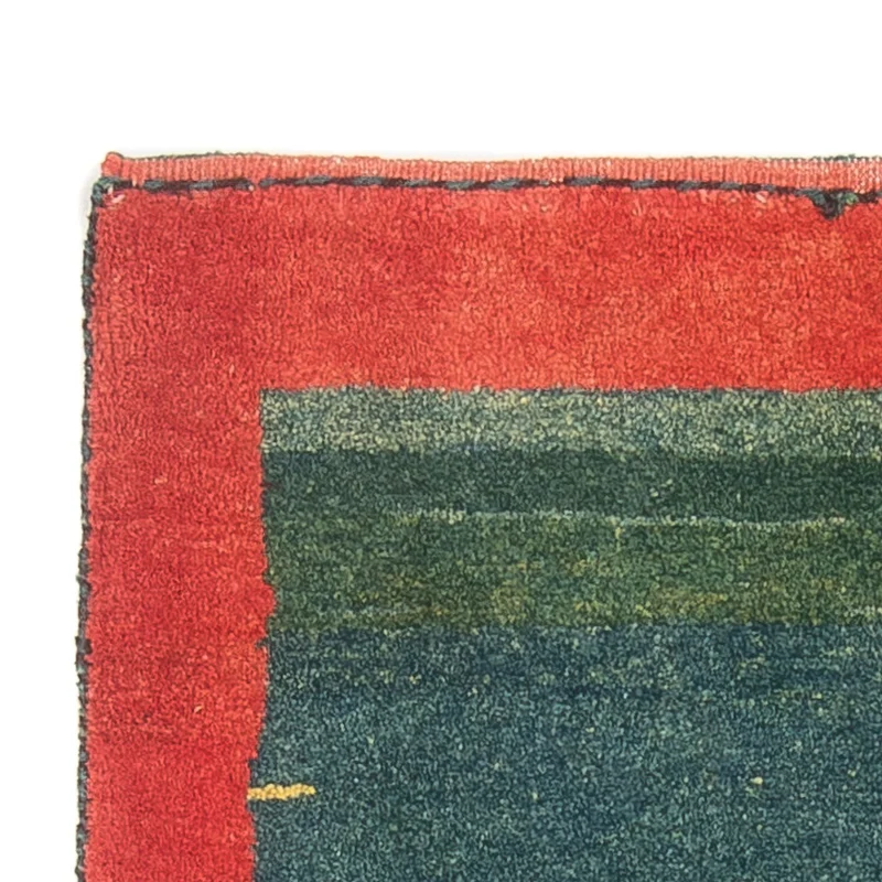 Gabbeh Persisch Teppich 82x178cm - Perserteppich Wollteppich - mehrfarbig