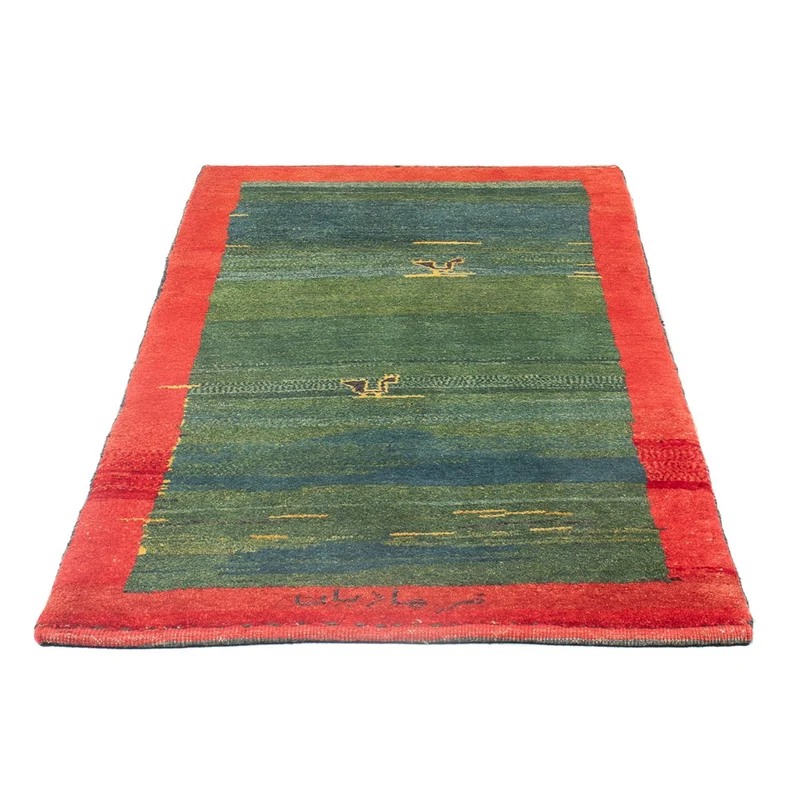 Gabbeh Persisch Teppich 82x178cm - Perserteppich Wollteppich - mehrfarbig