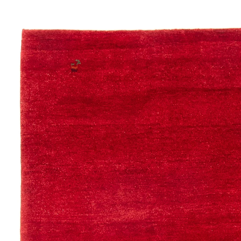 Gabbeh Persisch Teppich 176x246cm - Perserteppich Wollteppich - rot