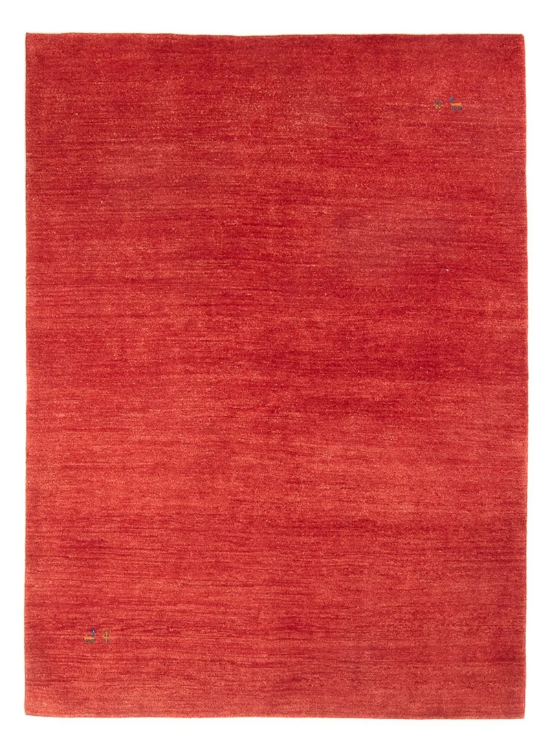 Gabbeh Persisch Teppich 171x235cm - Perserteppich Wollteppich - rot