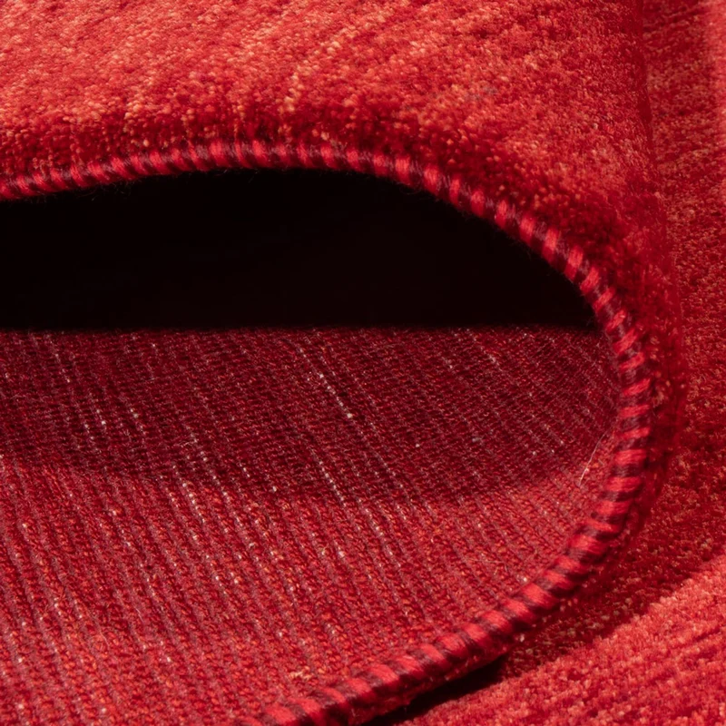 Gabbeh Persisch Teppich 174x248cm - Perserteppich Wollteppich - rot