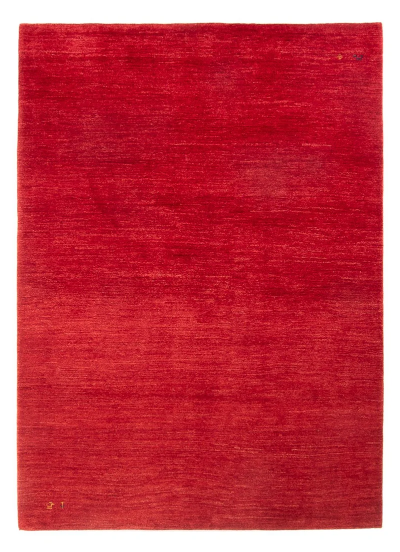 Gabbeh Persisch Teppich 172x238cm - Perserteppich Wollteppich - rot