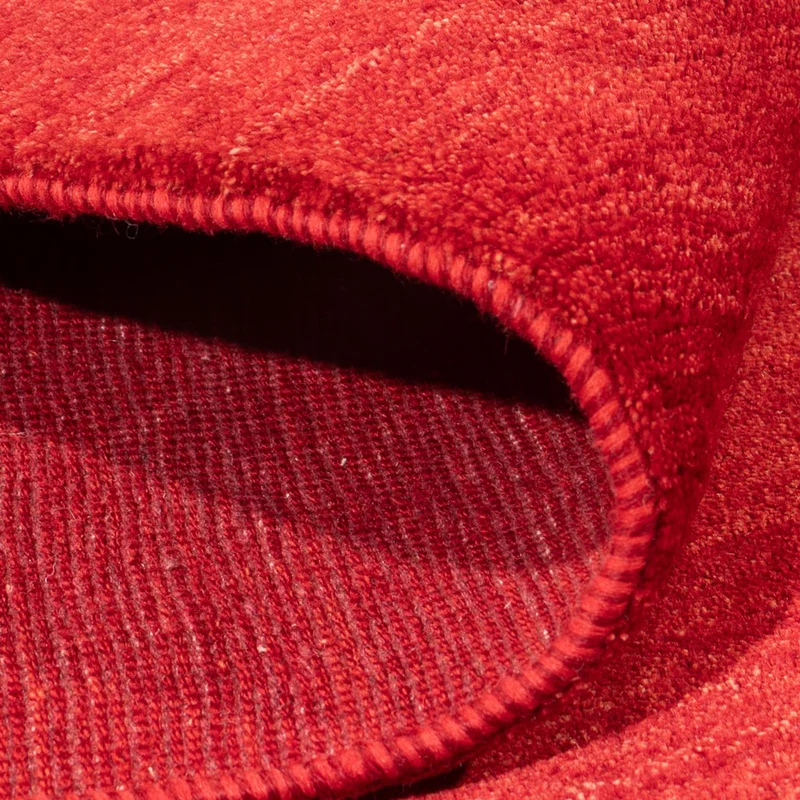 Gabbeh Persisch Teppich 172x238cm - Perserteppich Wollteppich - rot
