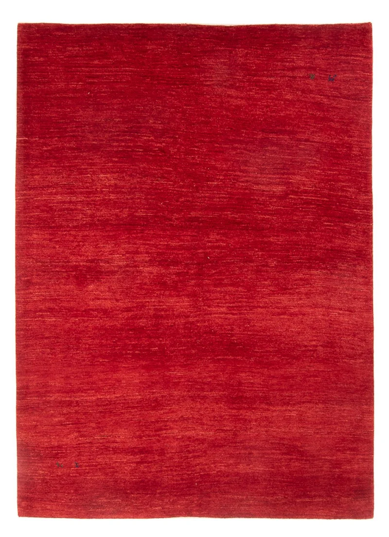 Gabbeh Persisch Teppich 178x240cm - Perserteppich Wollteppich - rot
