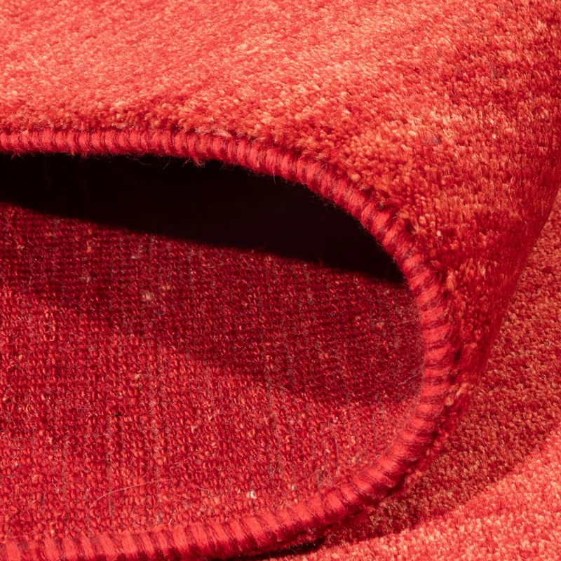 Gabbeh Persisch Teppich 175x243cm - Perserteppich Wollteppich - rot
